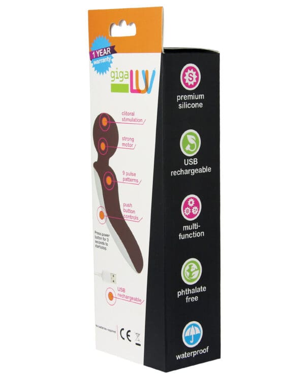 GigaLuv Orbital Wand 9x - 9 Functions Black - Image 3