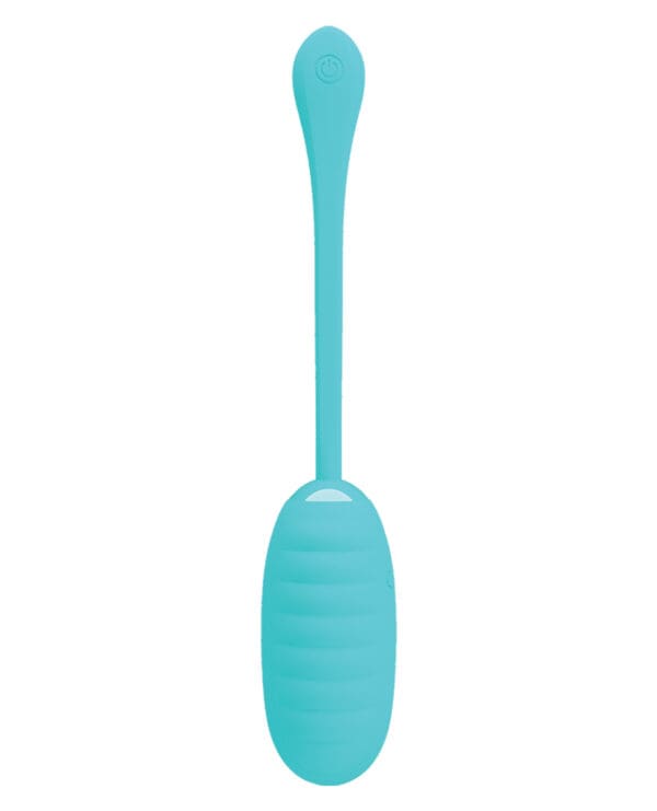 Pretty Love Kirk Liquid Silicone Remote Egg - Turquoise - Image 2