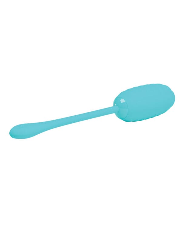 Pretty Love Kirk Liquid Silicone Remote Egg - Turquoise - Image 3