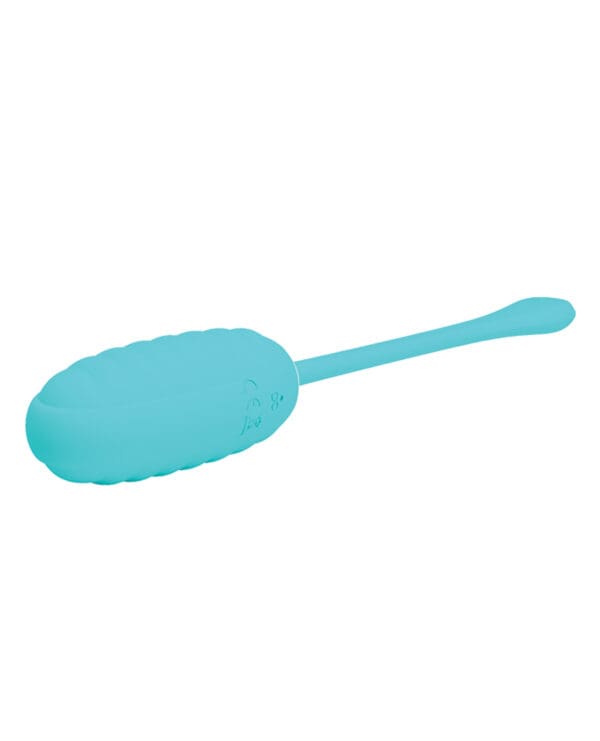 Pretty Love Kirk Liquid Silicone Remote Egg - Turquoise - Image 4