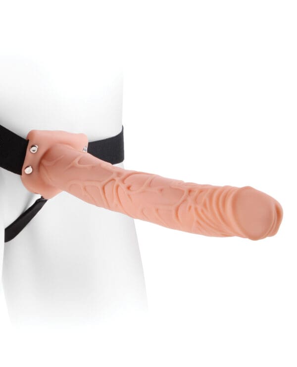 Fetish Fantasy Series 11" Hollow Strap On - Flesh - Image 3