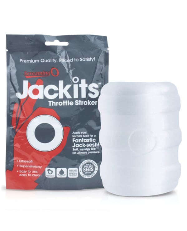 Screaming O Jackits Throttle Stroker - Clear - Image 2