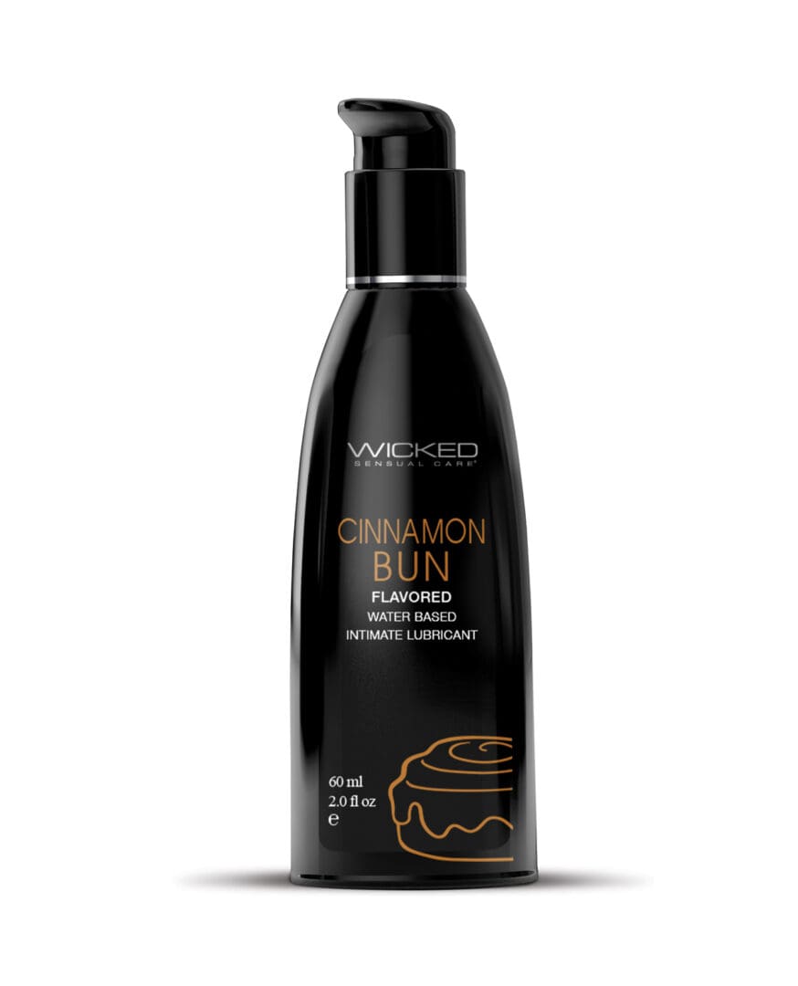 Wicked Sensual Care Aqua Water Based Lubricant - 2 oz Cinnamon Bun