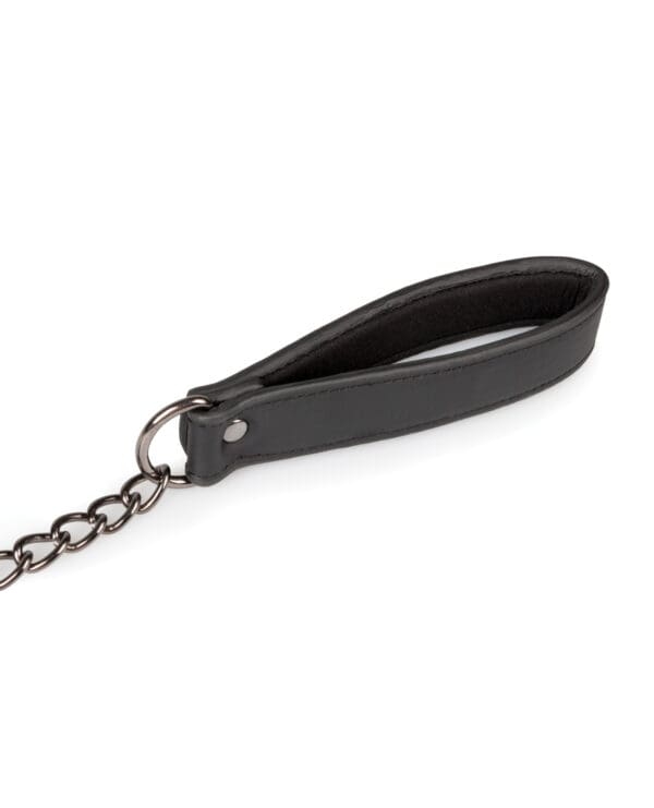 Easy Toys Fetish Collar w/Leash - Black - Image 5