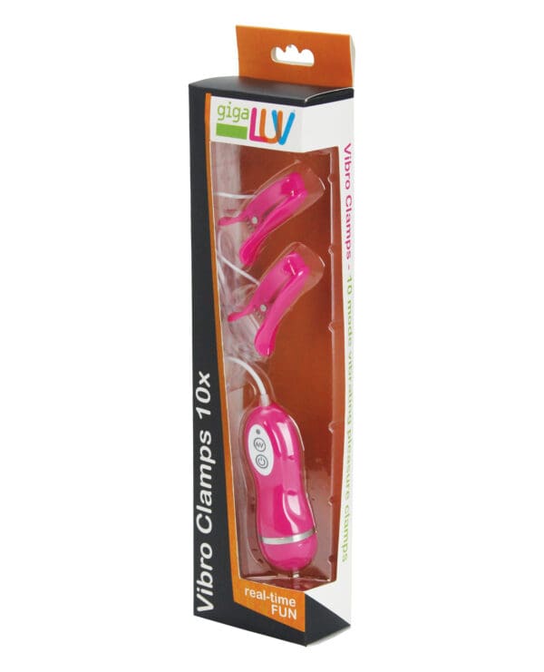 GigaLuv Vibro Clamps - 10 Functions Pink - Image 2