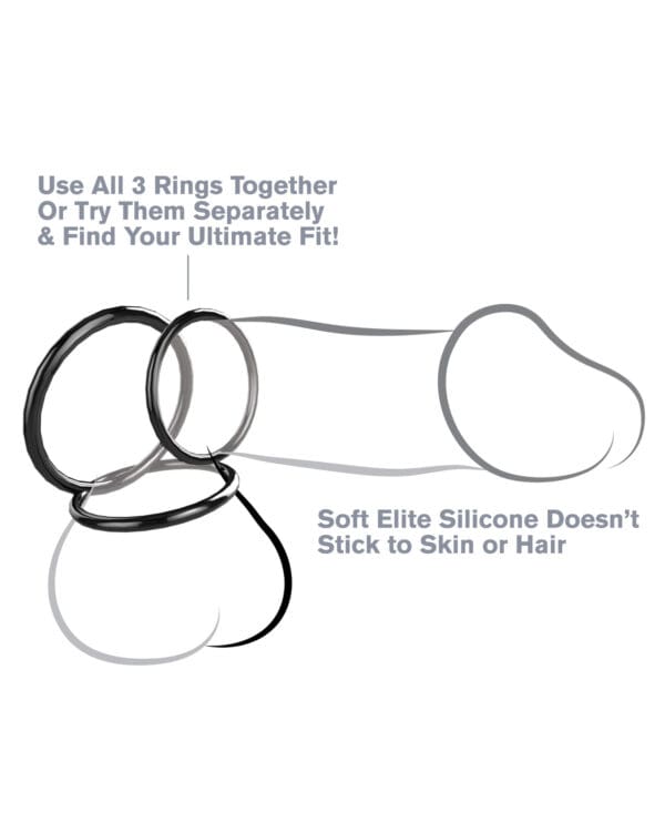Fantasy C-Ringz Silicone 3-Ring Stamina Set - Image 3