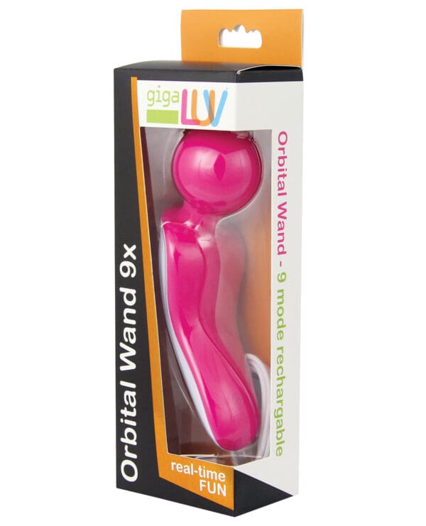 GigaLuv Orbital Wand 9x - 9 Functions Pink - Image 2