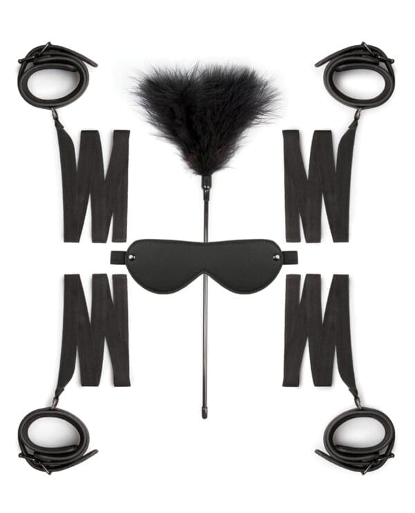Easy Toys Beginners 6 Piece Beginners Bondage Set - Black - Image 2
