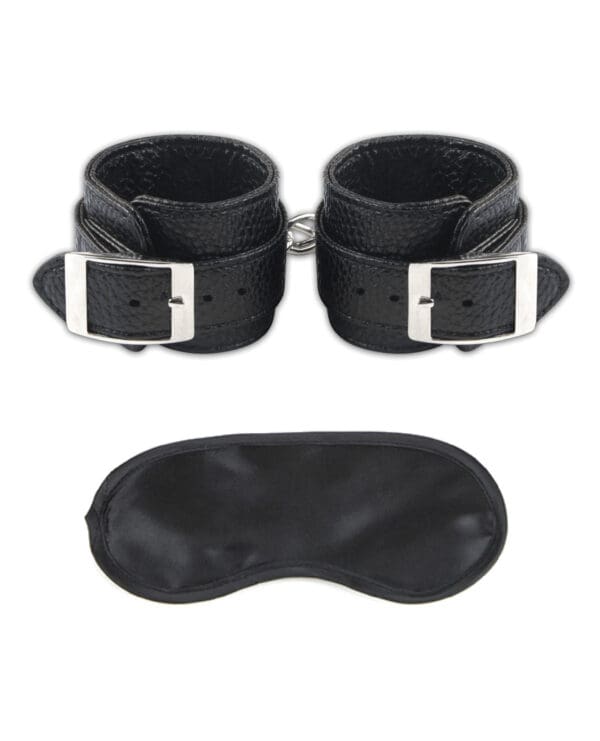 Lux Fetish Unisex Leatherette Cuffs - Image 2