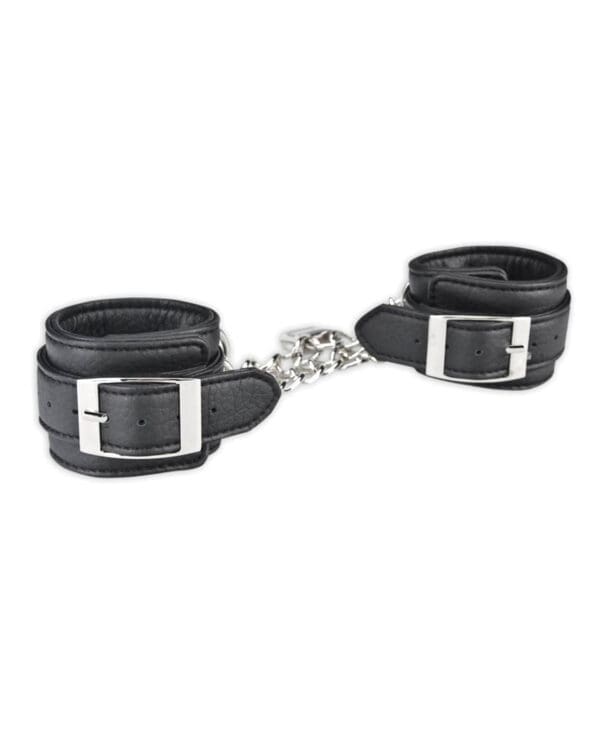 Lux Fetish Unisex Leatherette Cuffs - Image 3