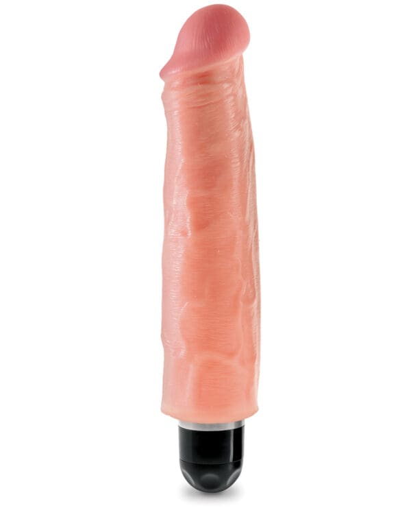 King Cock  7" Vibrating Stiffy - Flesh - Image 2