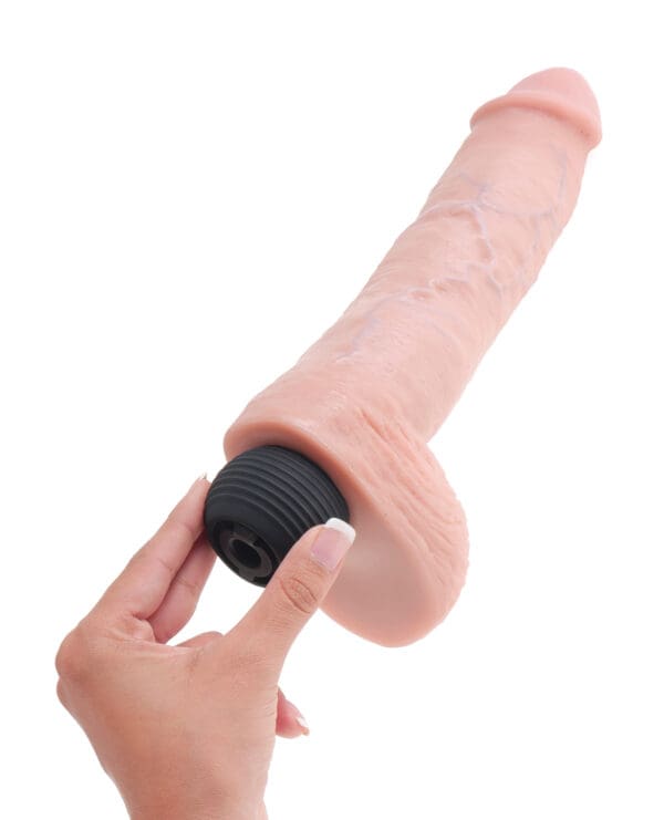 King Cock 8" Squirting Cock w/Balls - Flesh - Image 4