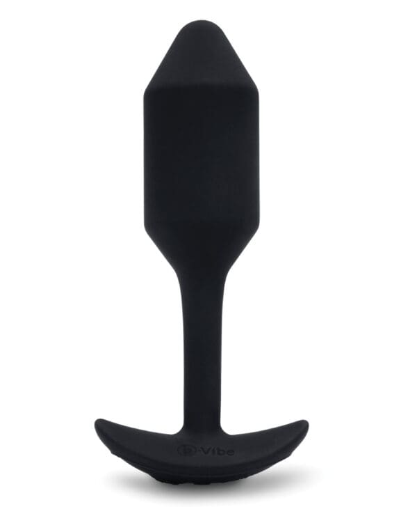 b-Vibe Vibrating Weighted Snug Plug M - 112 g Black - Image 3