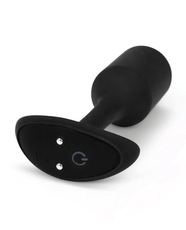 b-Vibe Vibrating Weighted Snug Plug M - 112 g Black - Image 4