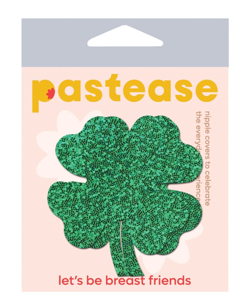 Pastease Premium Glitter Four Leaf Clover - Green O/S