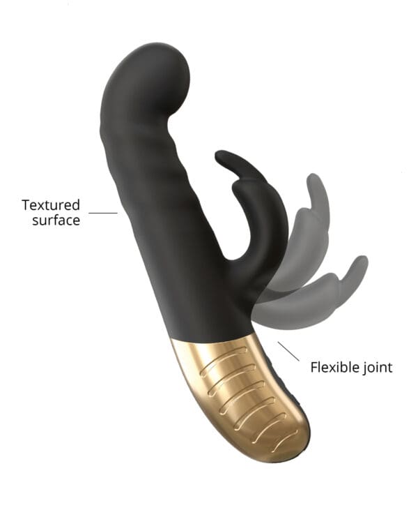 Dorcel G-Stormer Thrusting G Spot Rabbit - Black/Gold - Image 4