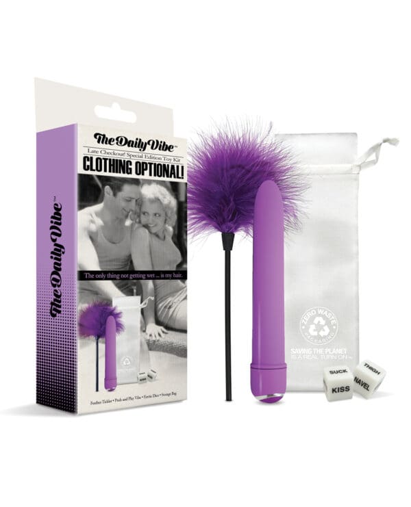 The Daily Vibe Clothing is Optional Kit - Purple - Image 3