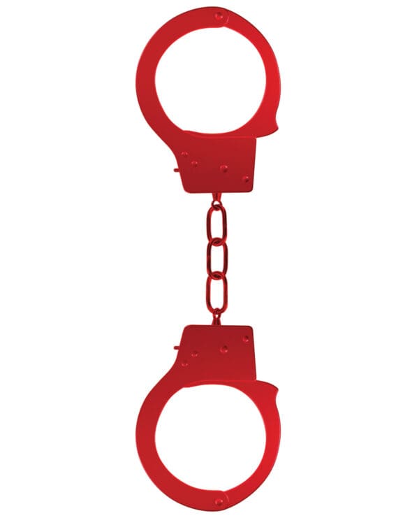Shots Ouch Beginner Handcuffs - Red - Image 2