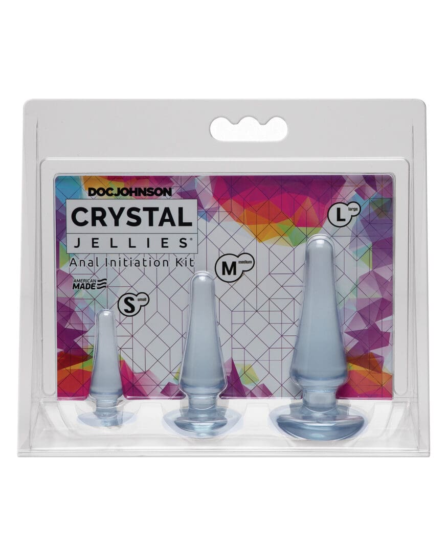 Crystal Jellies Anal Initiation Kit - Clear