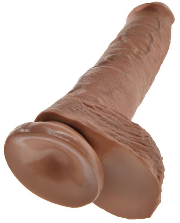 King Cock 10" Cock w/Balls - Tan - Image 4