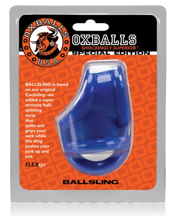 Oxballs Ballsling Ball Split Sling - Police Blue - Image 4