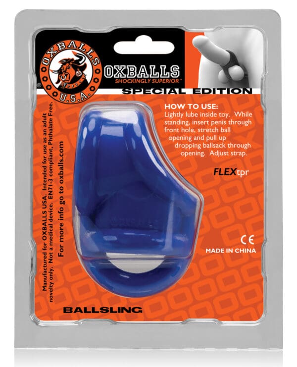 Oxballs Ballsling Ball Split Sling - Police Blue - Image 5