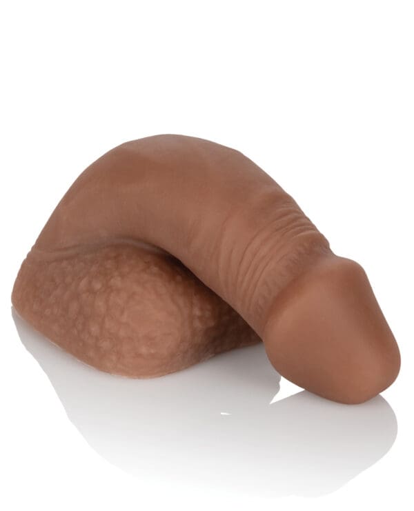 Packer Gear 5" Silicone Packing Penis - Brown - Image 3