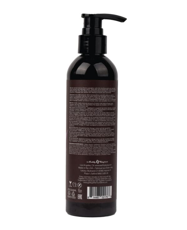 Earthly Body Hemp Seed Massage Lotion - 8 oz Lavender - Image 2