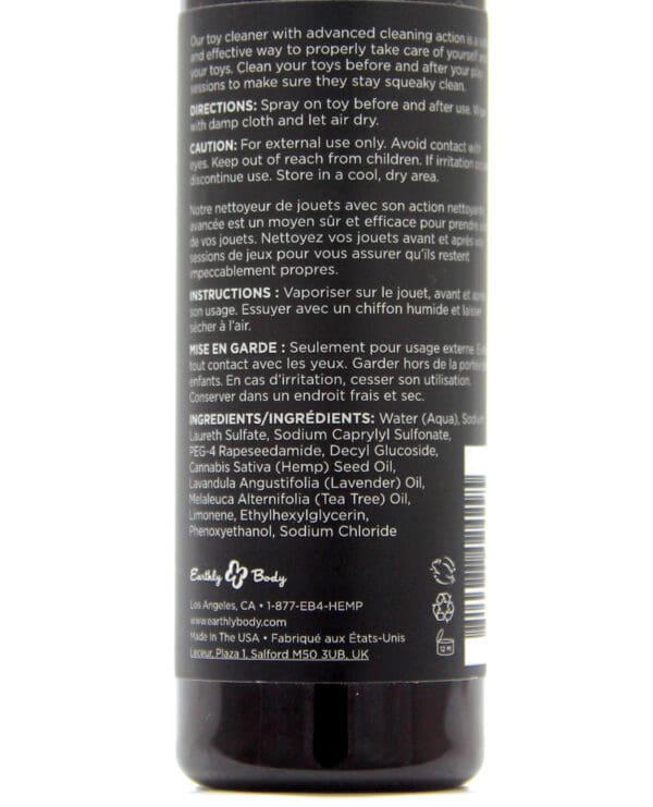 Earthly Body Hemp Seed Toy Cleaner - 4 oz - Image 2