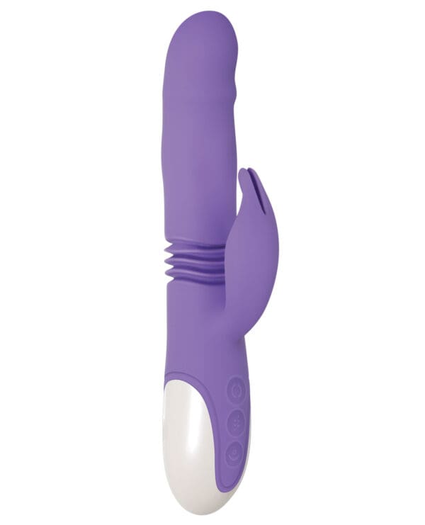Evolved Thick & Thrust Bunny Dual Stim Rechargeable - Purple - Image 3