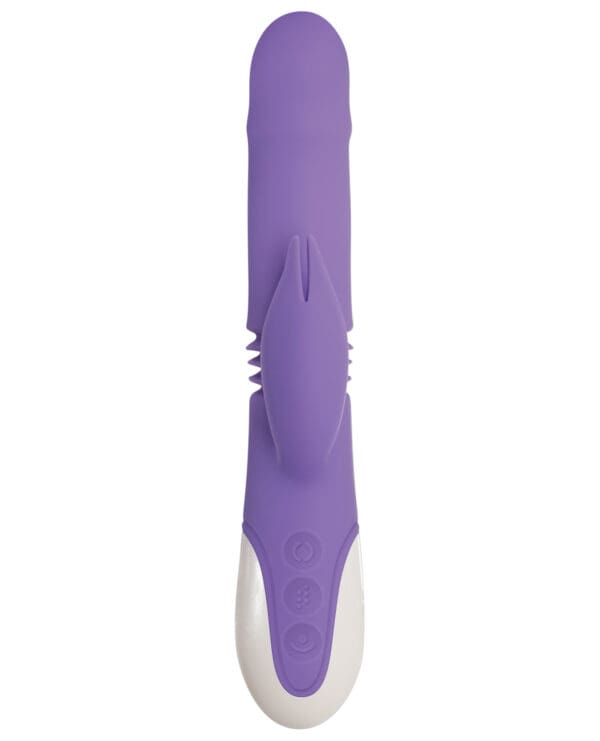 Evolved Thick & Thrust Bunny Dual Stim Rechargeable - Purple - Image 5