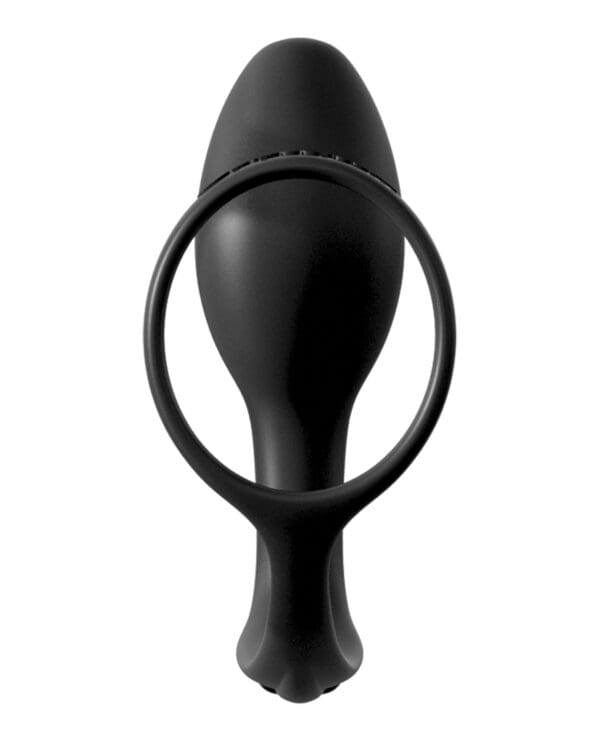 Anal Fantasy Ass-Gasm Cockring Beginners Plug - Black - Image 5