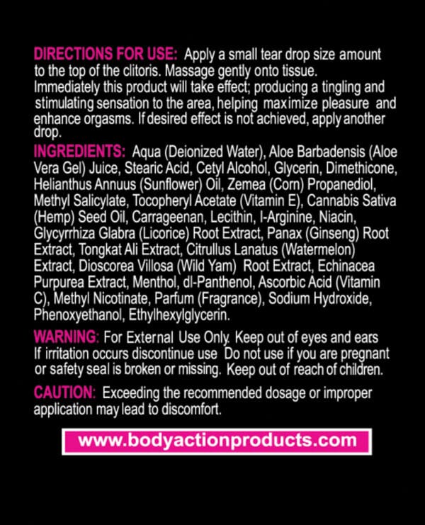 HemPleasure for Women - .5 oz Bottle - Image 2