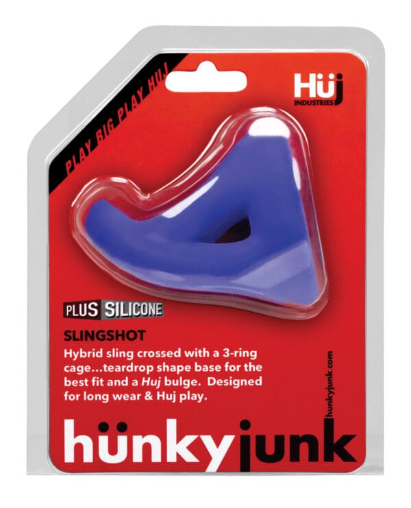 Hunky Junk Slingshot 3 Ring Teardrop - Cobalt - Image 3