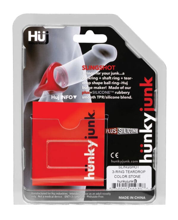 Hunky Junk Slingshot 3 Ring Teardrop - Cobalt - Image 4