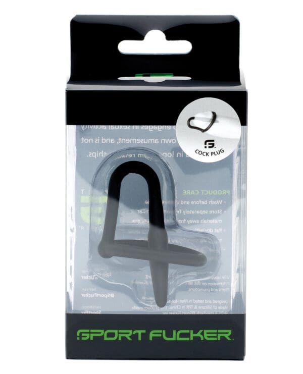 Sport Fucker Cock Plug - Black - Image 2