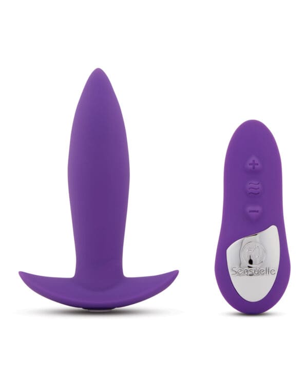 Nu Sensuelle Remote Control Rechargeable Mini Plug - Purple - Image 2