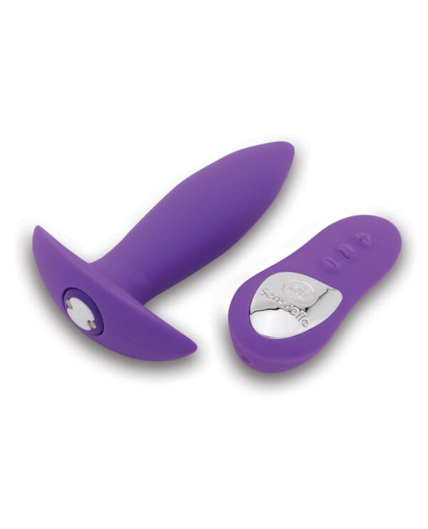 Nu Sensuelle Remote Control Rechargeable Mini Plug - Purple - Image 4