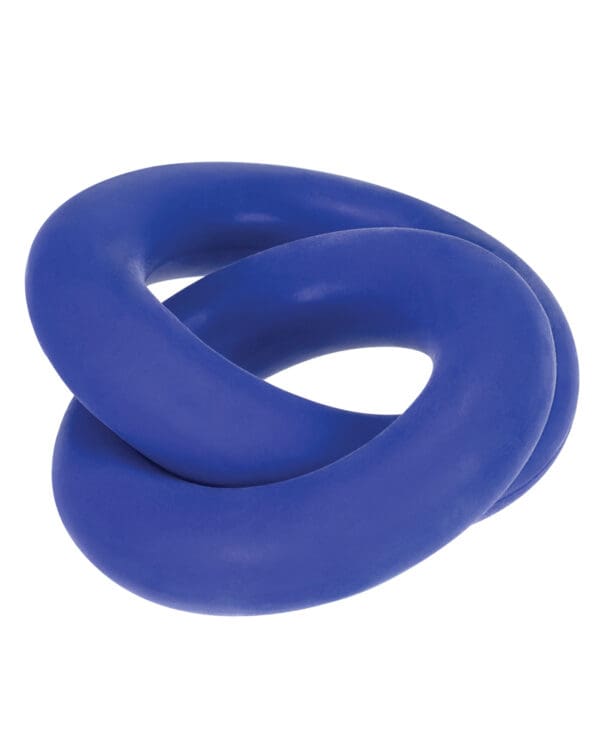Hunky Junk Duo Linked Cock & Ball Rings - Cobalt - Image 2
