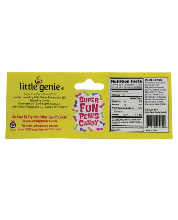 Super Fun Penis Candy - Bag of 25 - Image 2