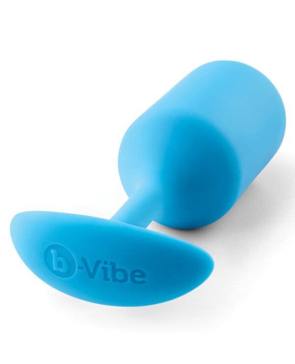 b-Vibe Weighted Snug Plug 3 - 180 g Teal - Image 3