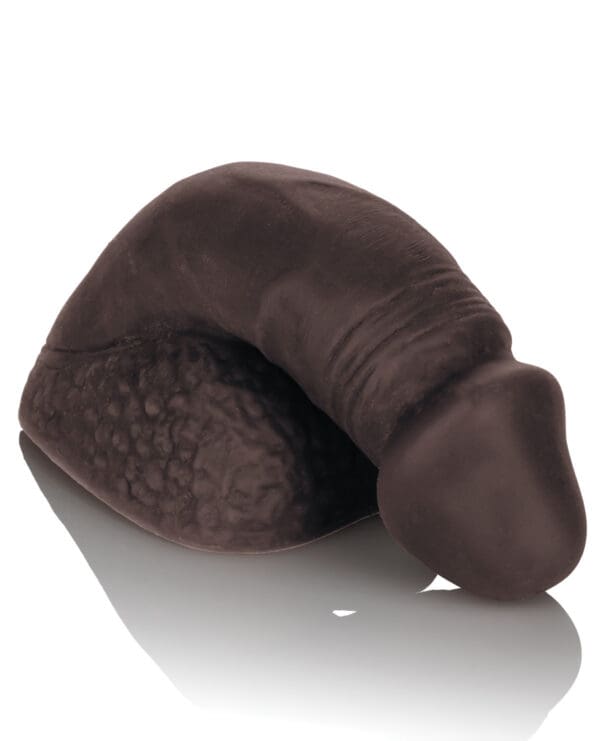 Packer Gear 4" Silicone Packing Penis - Black - Image 3