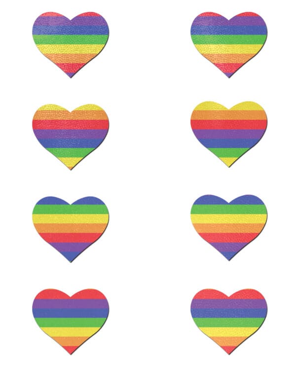 Pastease Premium Mini Rainbow Heart - Pack of 8 O/S - Image 2