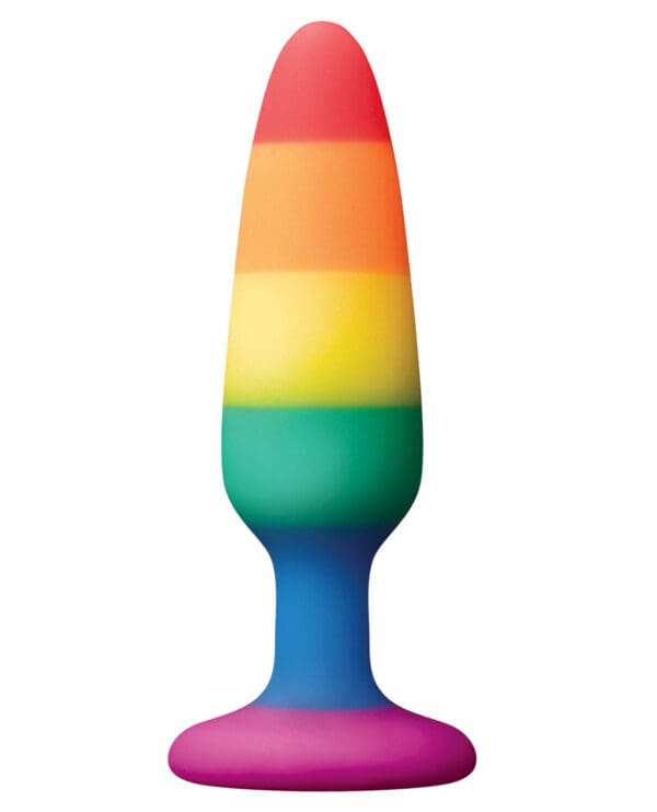 Colours Pride Edition Pleasure Plug Small - Rainbow - Image 2