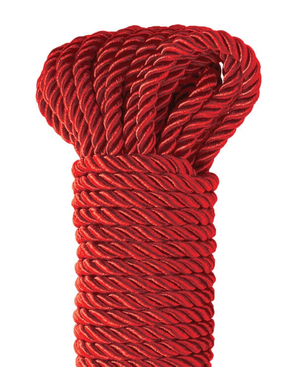 Fetish Fantasy Series Deluxe Silk Rope - Red - Image 2