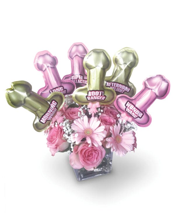Pop Up Self Inflating Penis Mini Balloons - Pack of 6 - Image 2