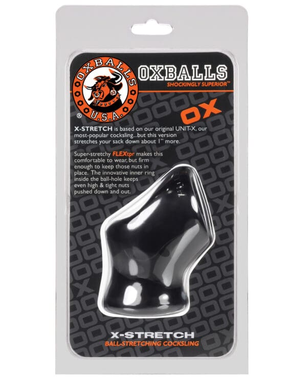 Oxballs Unit X Stretch Cocksling - Black - Image 2