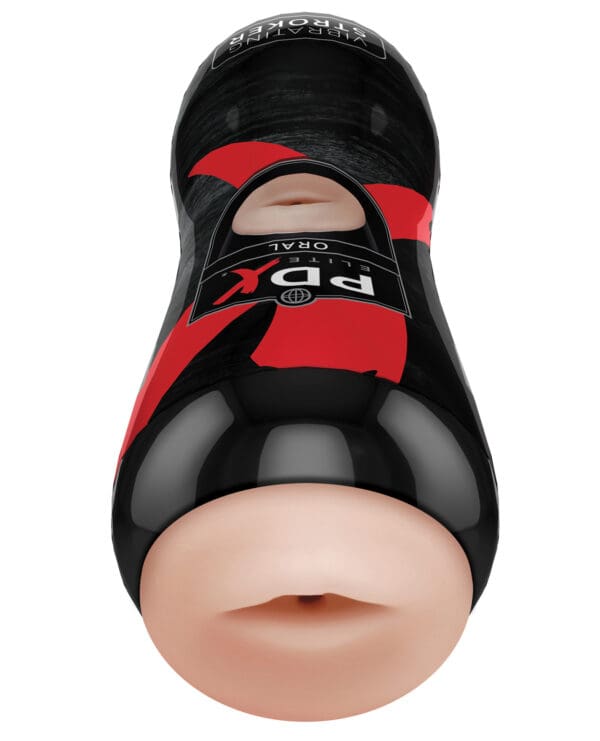 PDX Elite Vibrating Stroker - Oral - Image 2