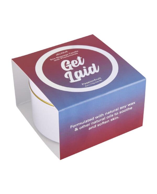 Jelique Massage Candle - 4 oz Get Laid Passion Fruit - Image 2