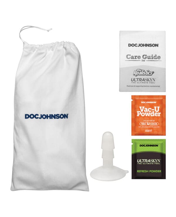 Signature Strokers Set ULTRASKYN Stroker & 8" Cock w/Removable Vac-U-Lock Suction Cup - Leolulu - Image 5